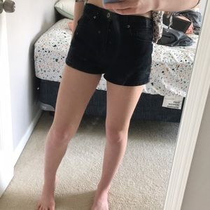 🌻Forever21 black jean shorts